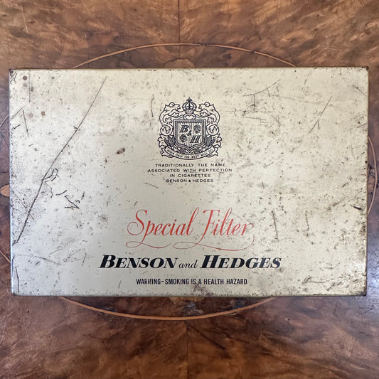 Vintage Benson & Hedges Advertising Tin