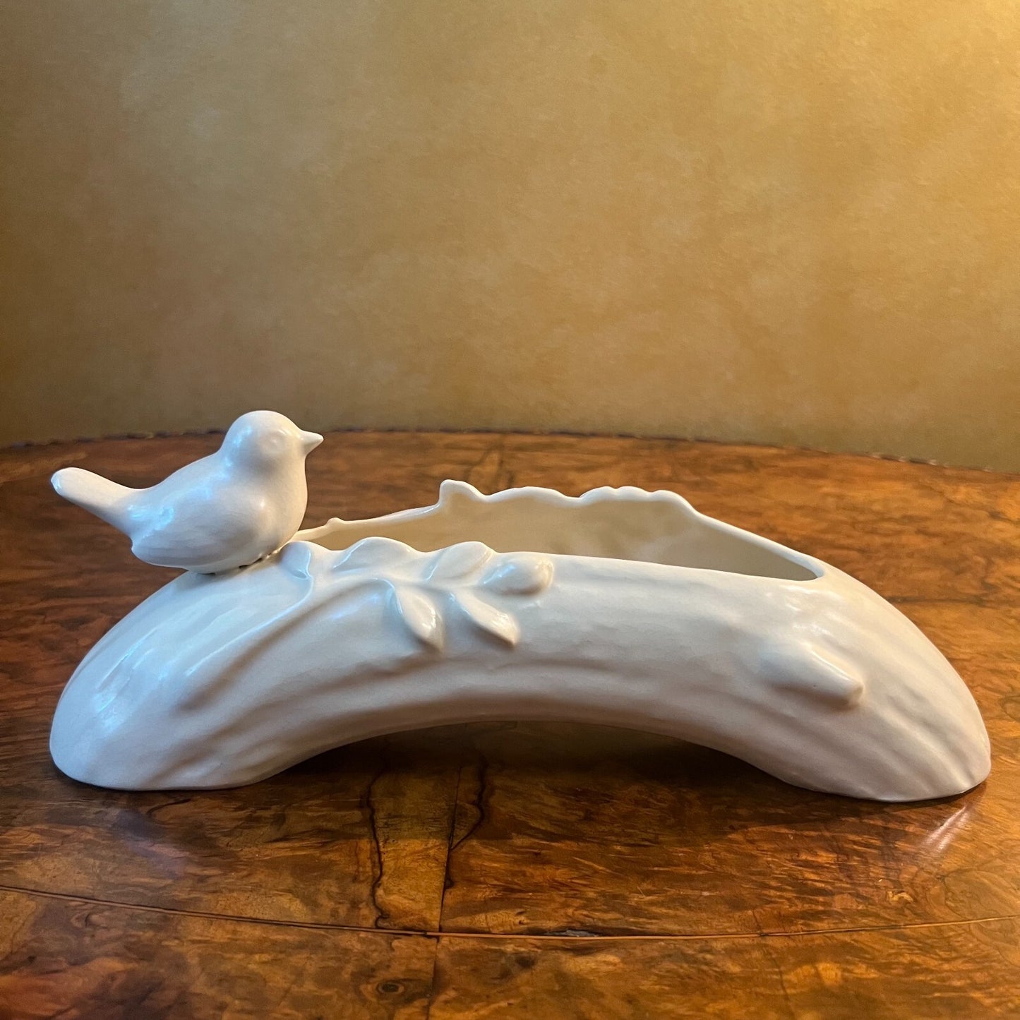 Vintage Bird Log Vase