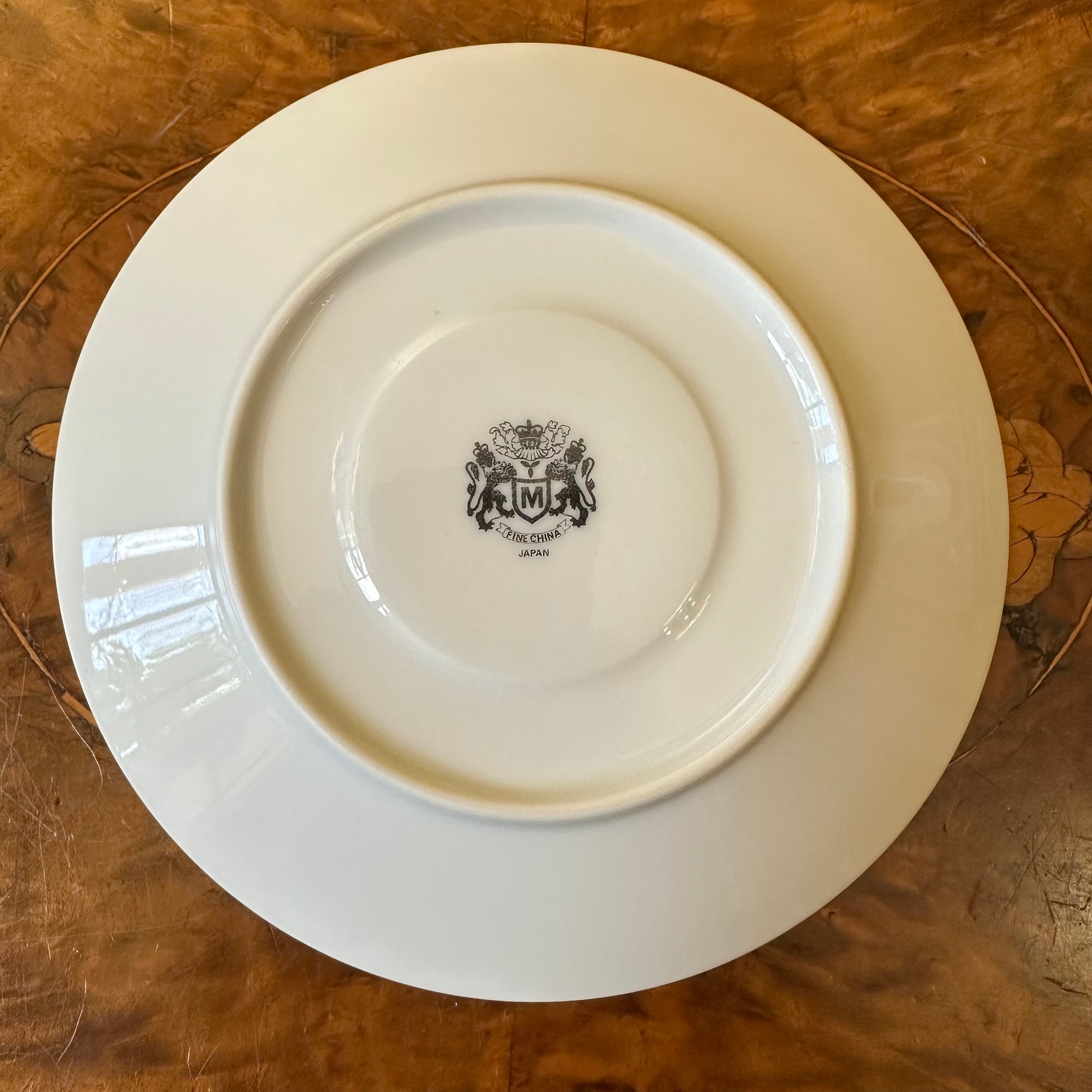 Vintage Blue Floral Print Tea Saucer Plate