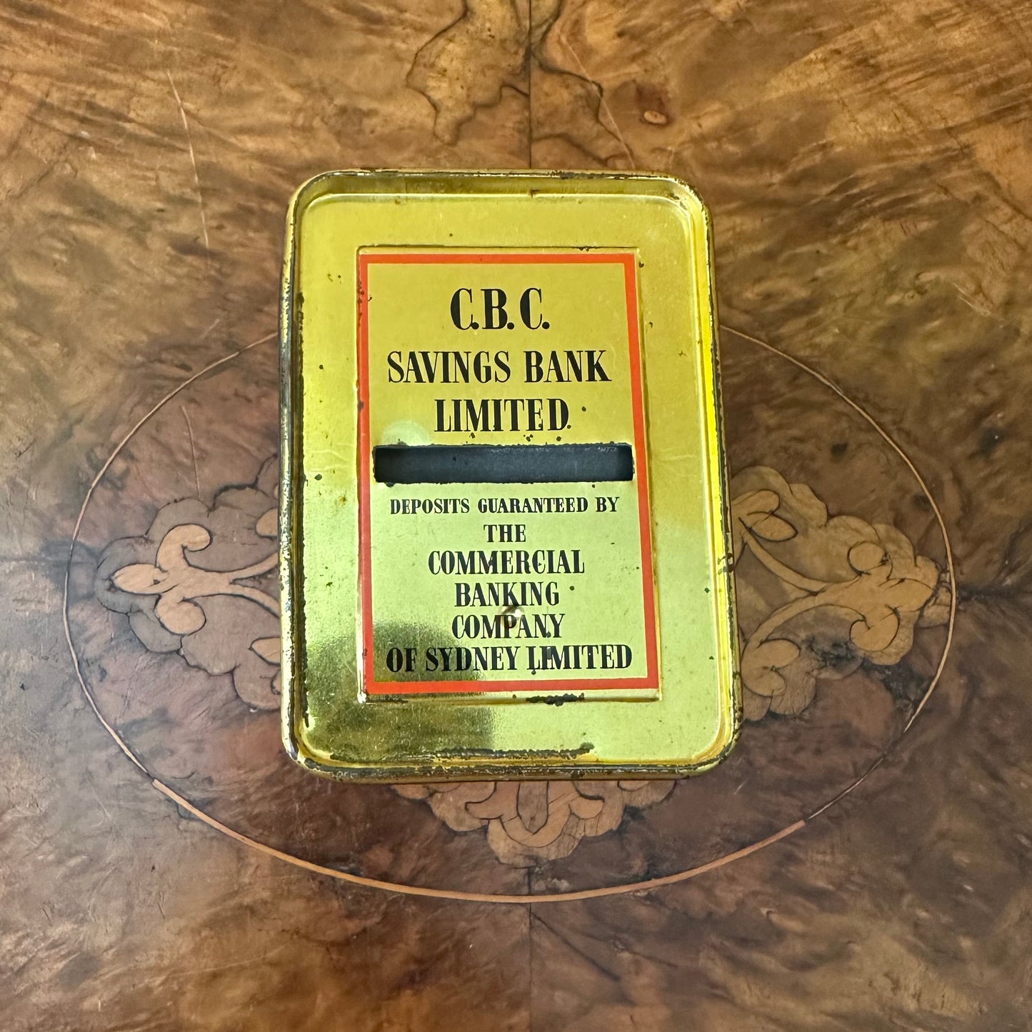 Vintage CBC Bank Sydney Money Box Ornament