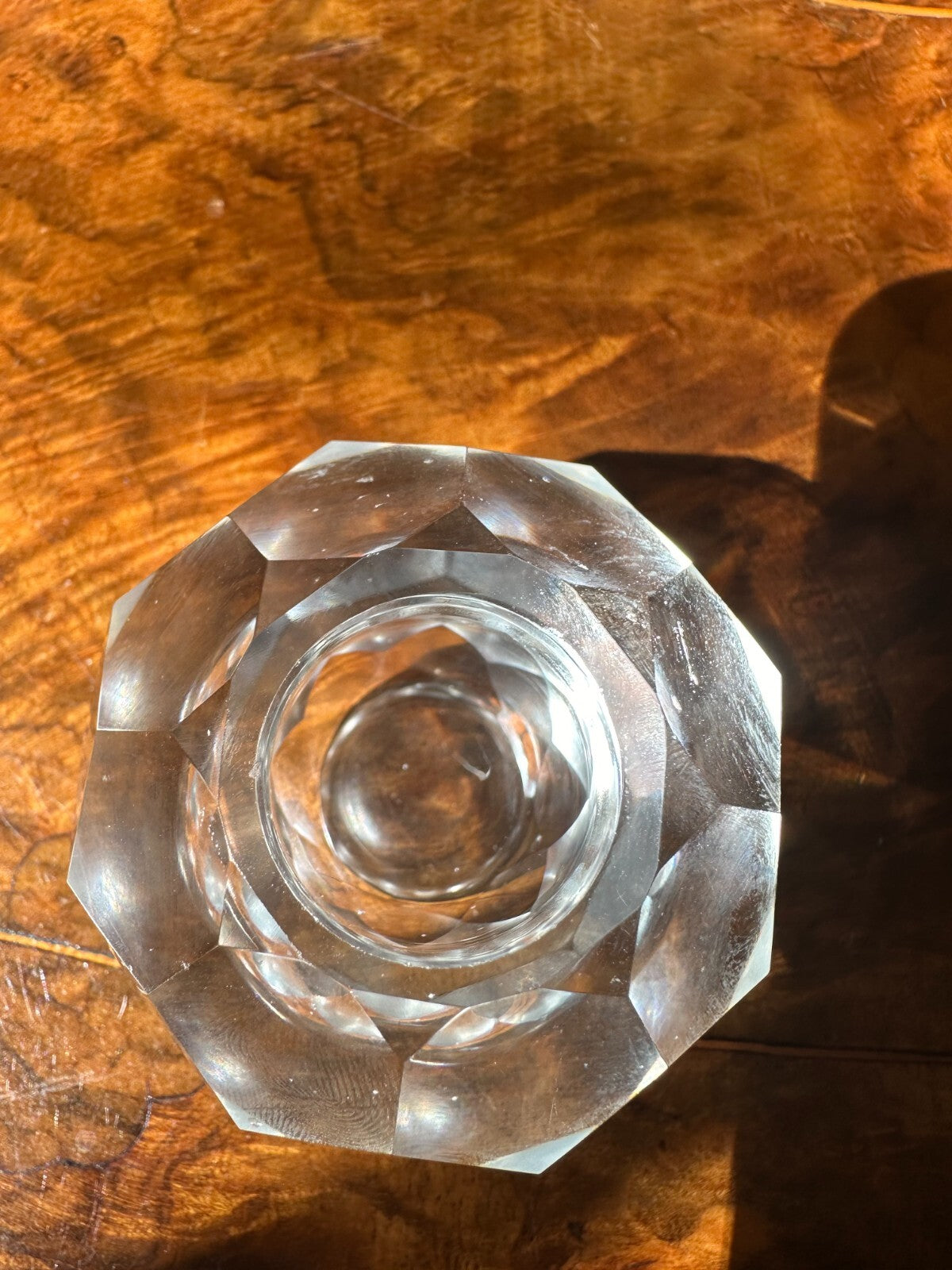 Vintage Candlestick Glass