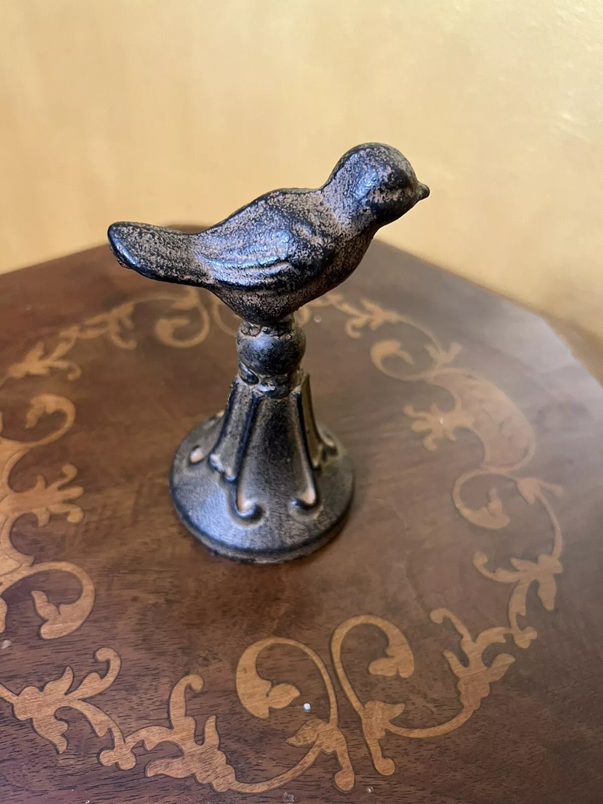 Vintage CastIron Bird Bell 11cm Hight