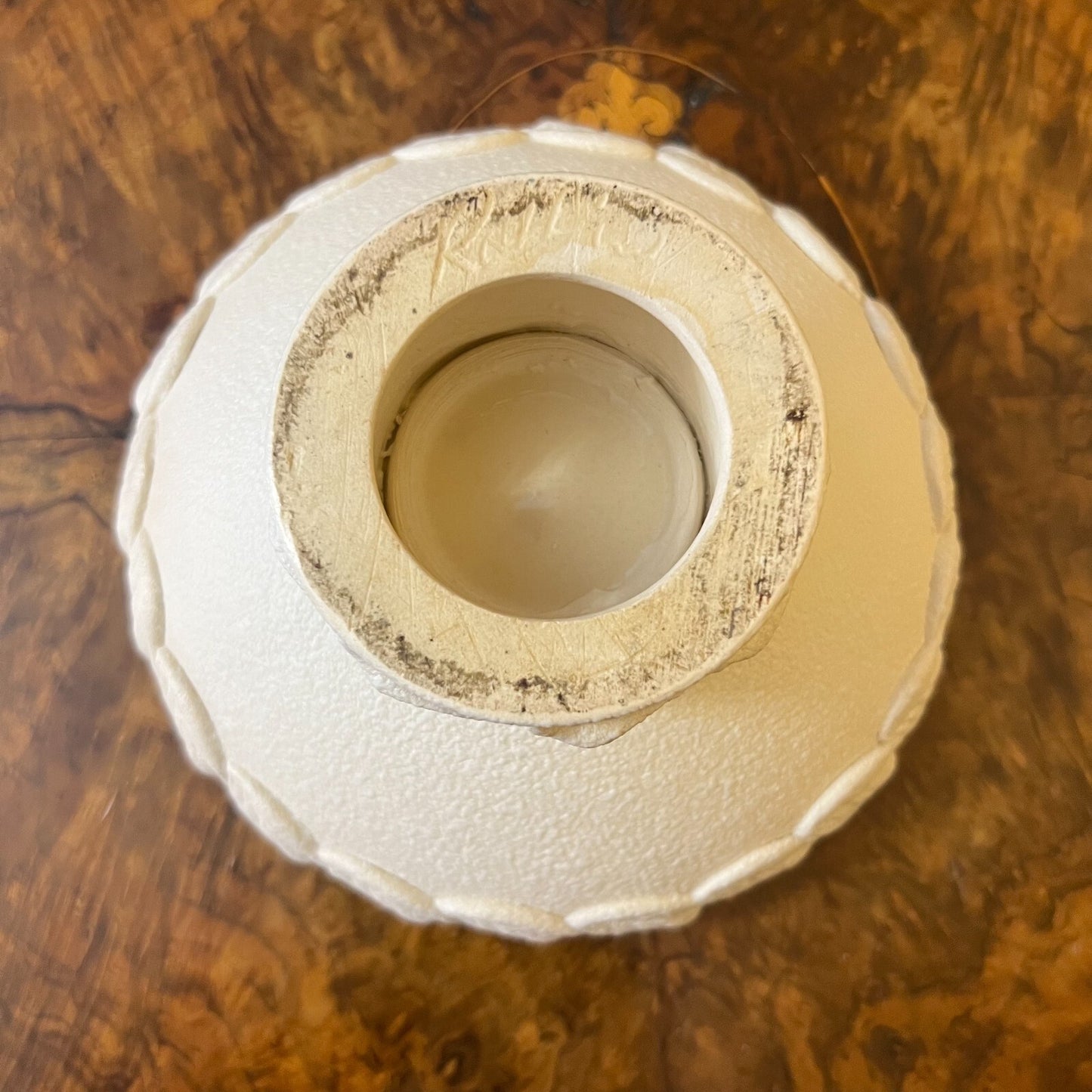 Vintage Ceramic Leaf Design Bowl
