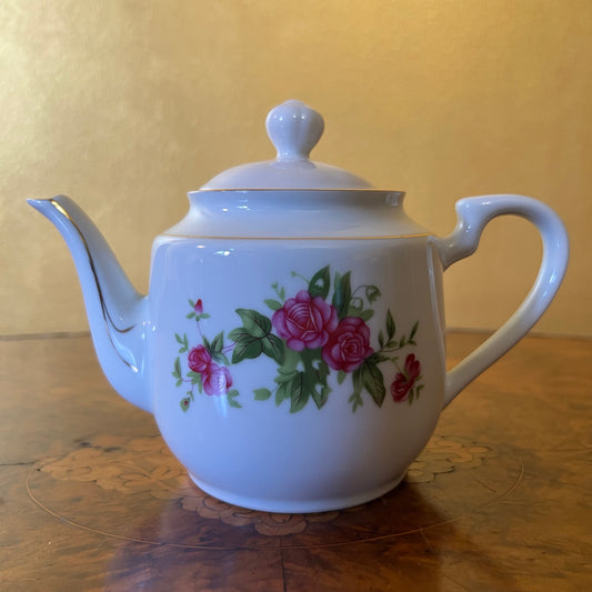 Vintage China Floral Tea Pot