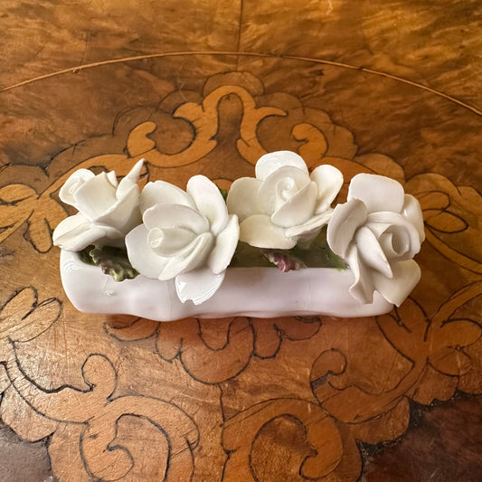 Vintage Coalport Floral Porcelain Miniature Ornament