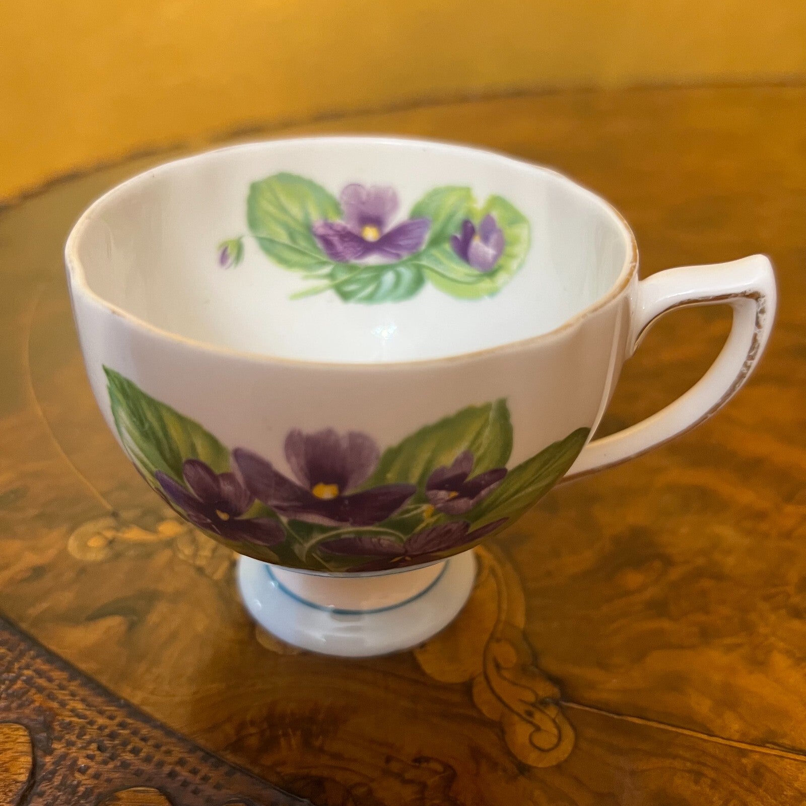 Vintage Colclough Violets Tea Cup