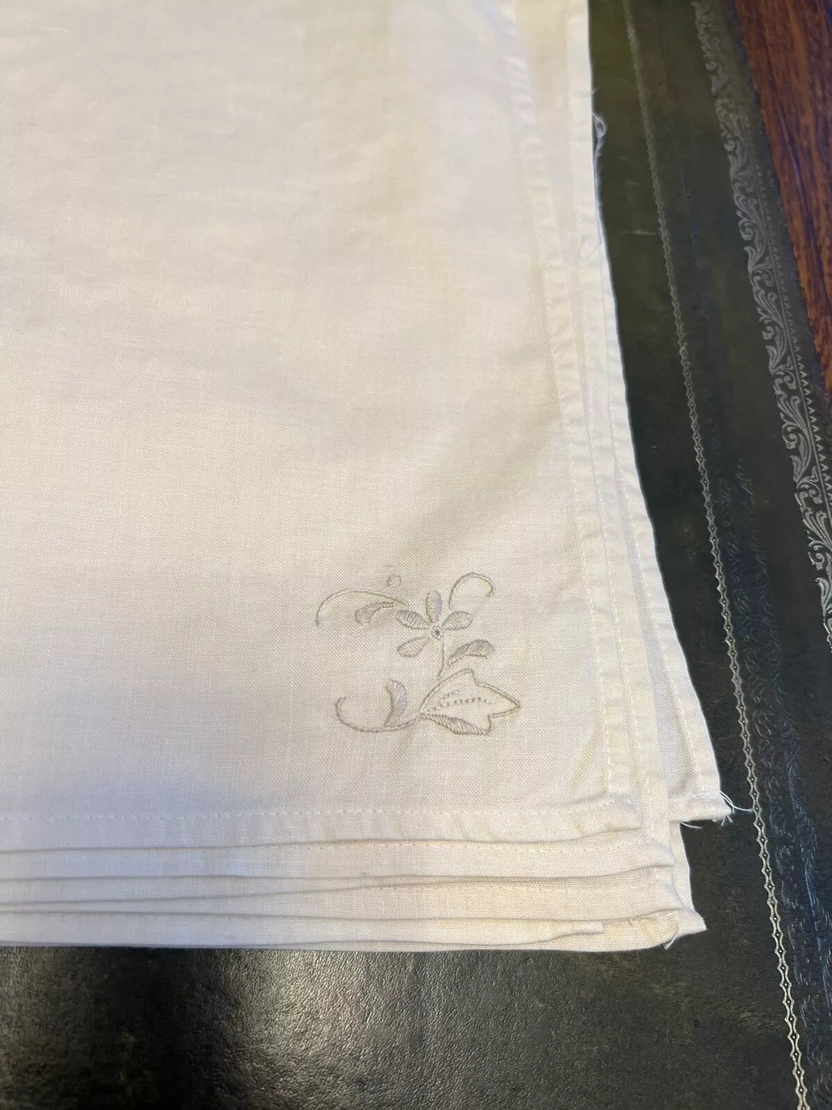 Vintage Cotton Napkins_Serviettes