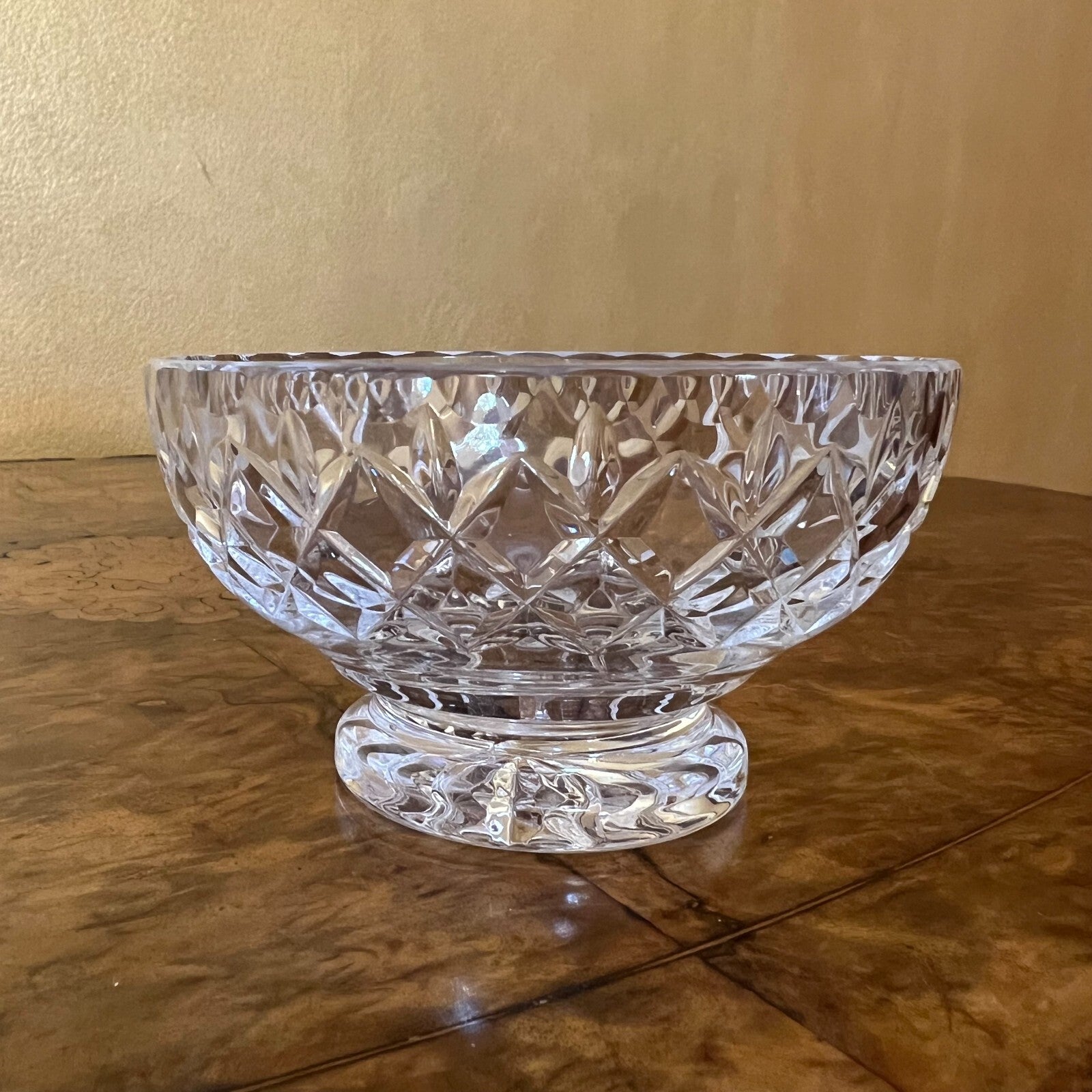 Vintage Crystal Bowls Set Of Four
