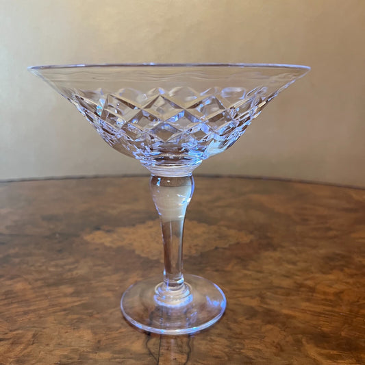 Vintage Crystal Comport Glass