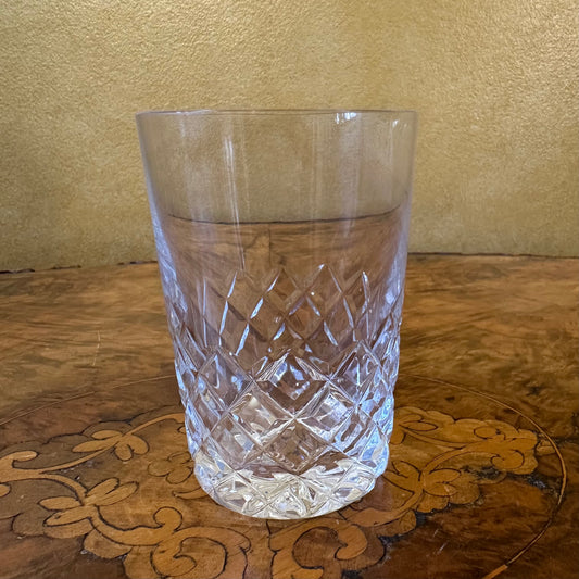 Vintage Crystal Drinking Glass