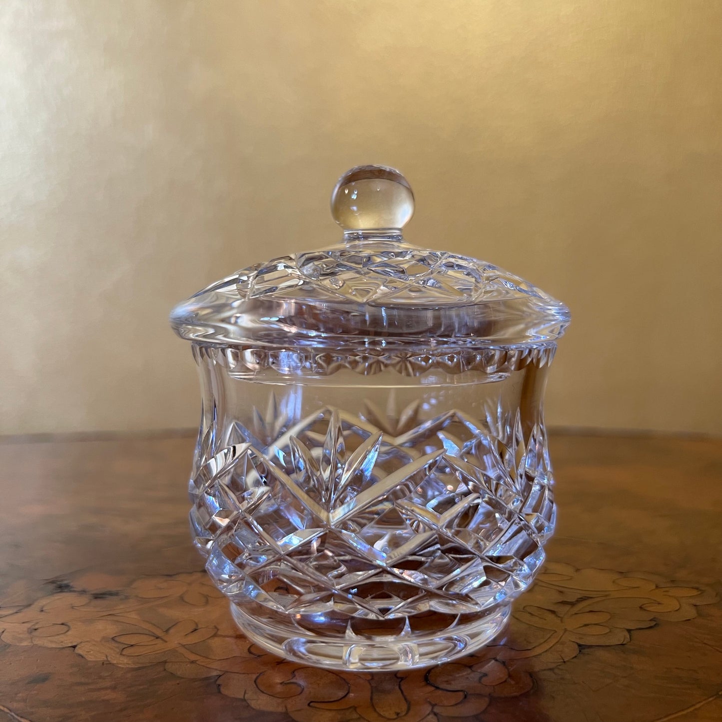 Vintage Crystal Jar