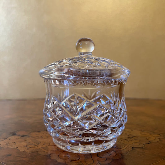 Vintage Crystal Jar