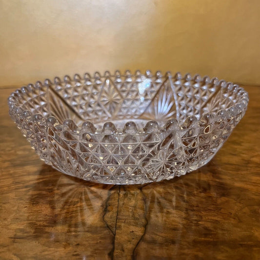 Vintage Crystal Round Bowl