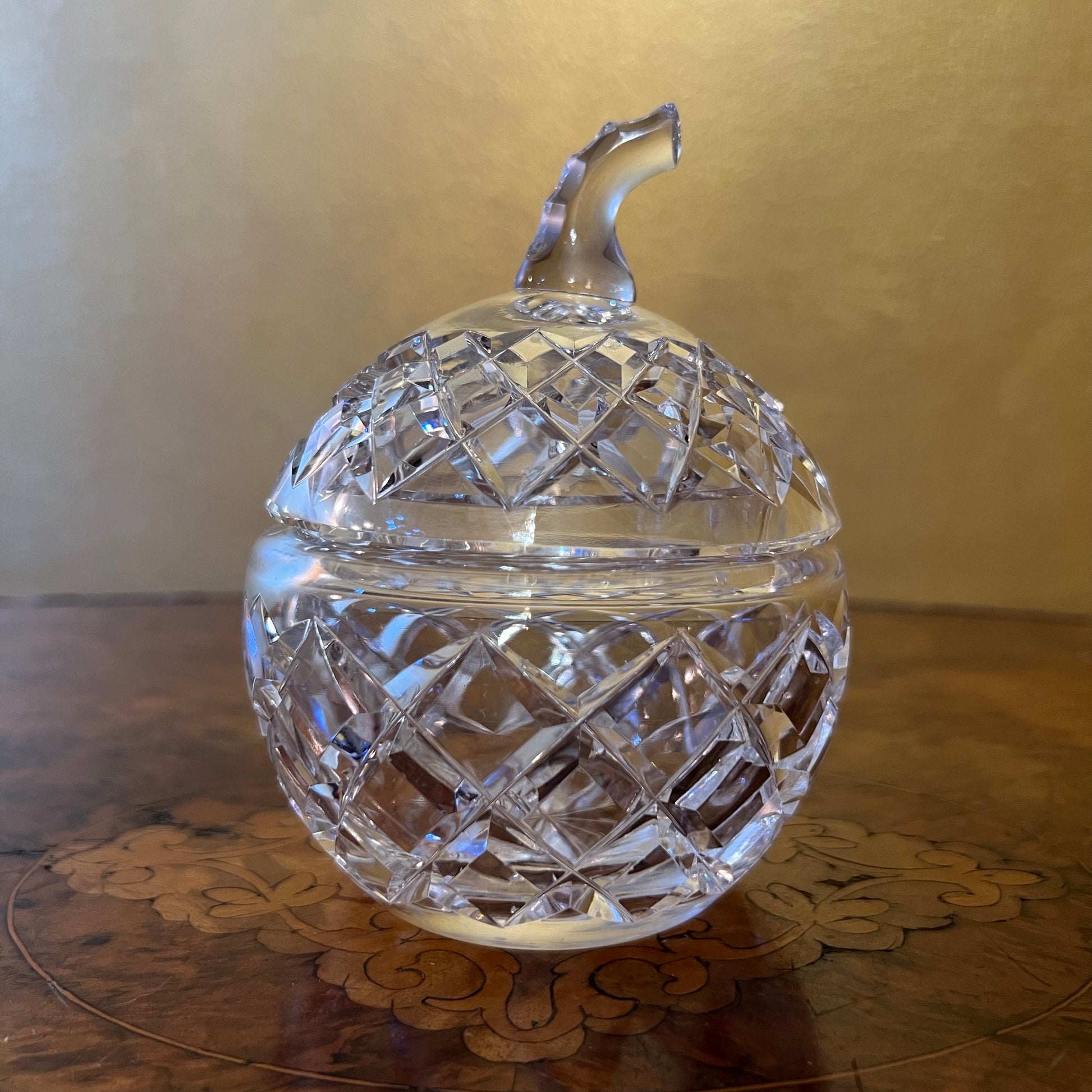 Vintage Crystal Sugar Bowl