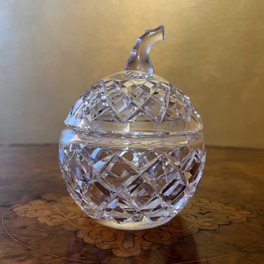 Vintage Crystal Sugar Bowl