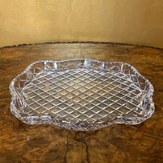 Vintage Crystal Tray