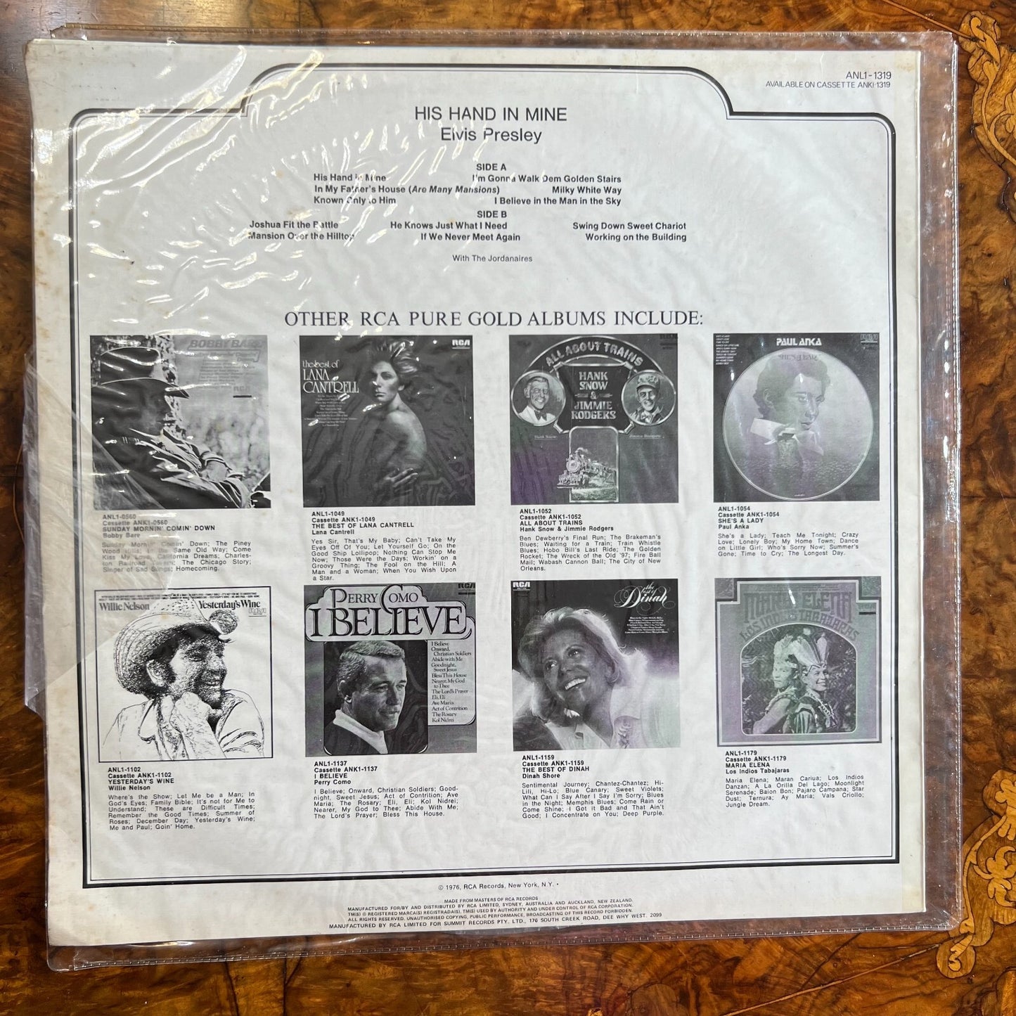 Vintage Elvis Presley His hand Is Mine Vinyl Record