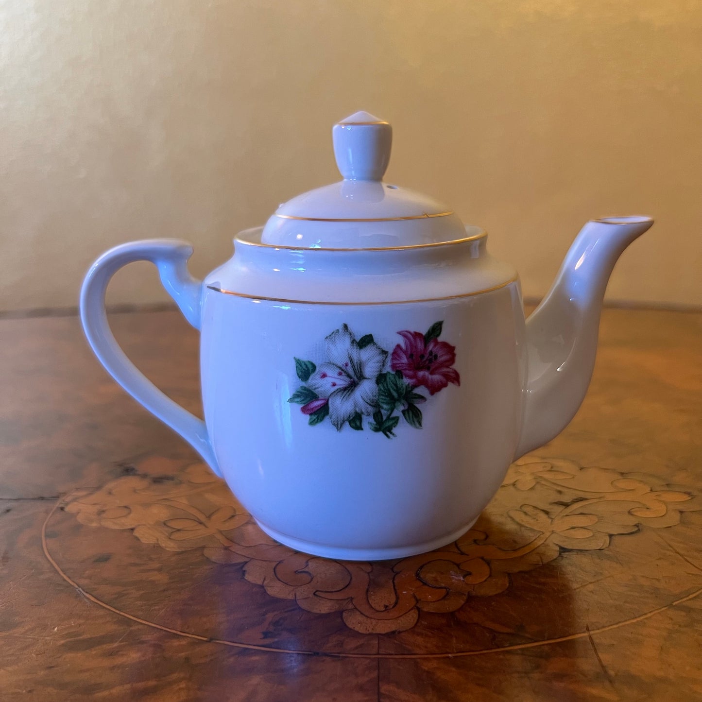 Vintage Floral Tea Pot