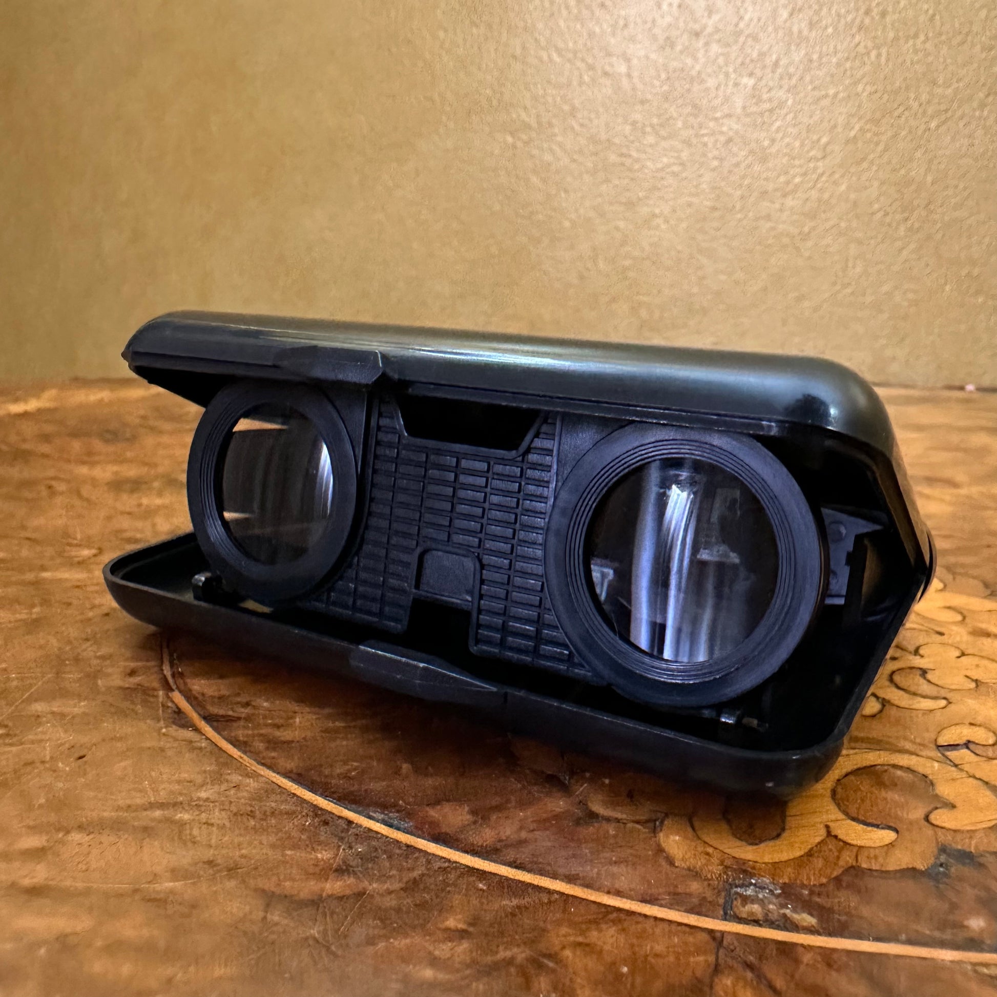 Vintage Folding Binoculars Plastic
