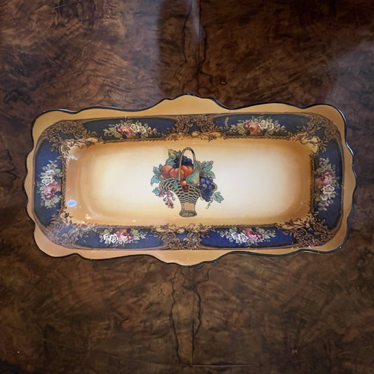 Vintage Fruit Print Sandwich Tray Platter