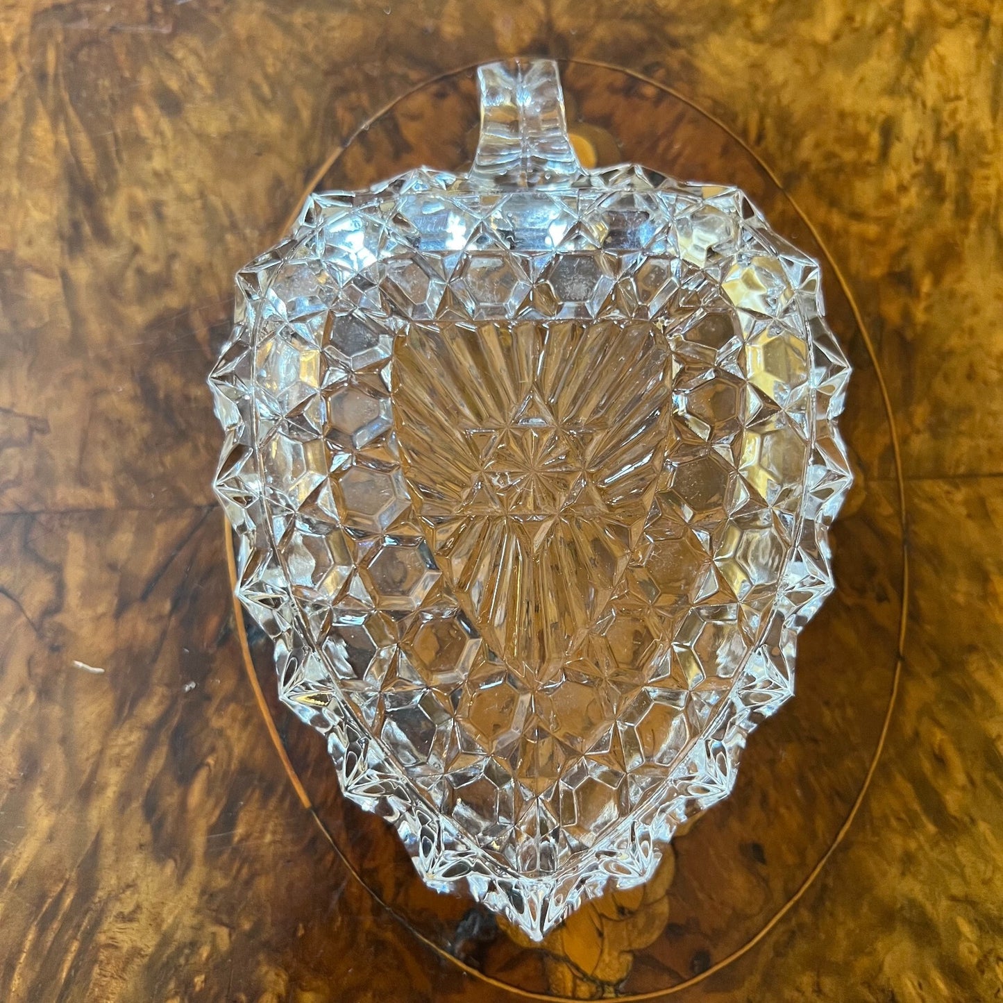 Vintage Glass Bowl Handle