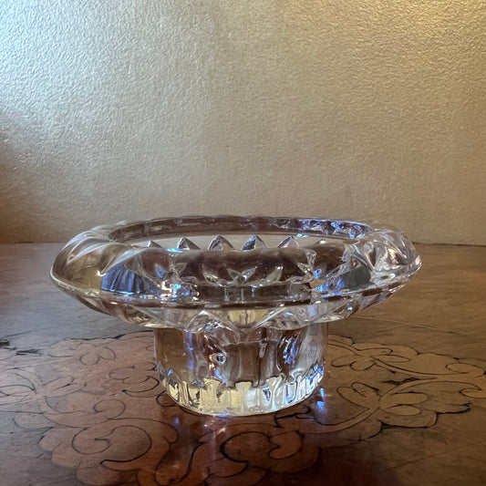 Vintage Glass Candle Holder