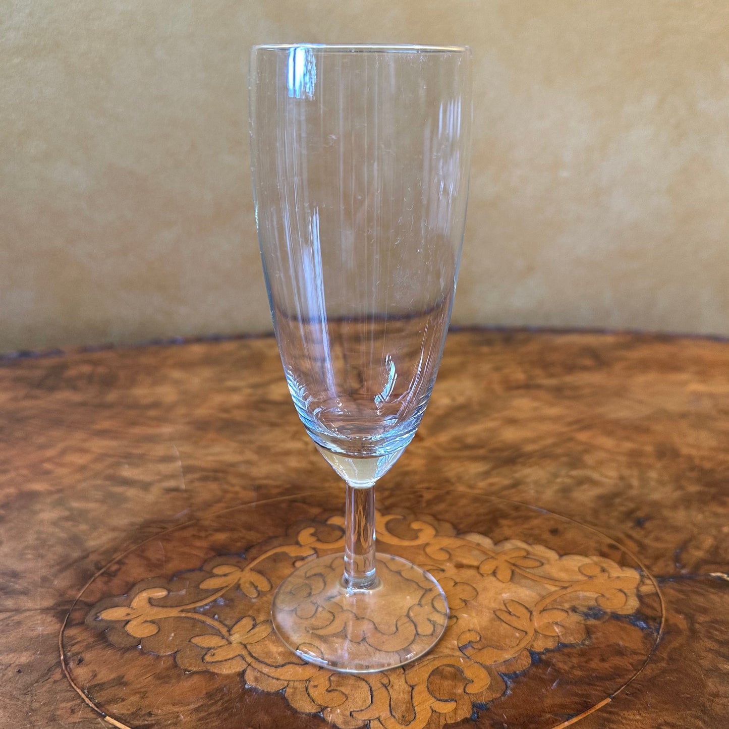 Vintage Glass Champaign Flute