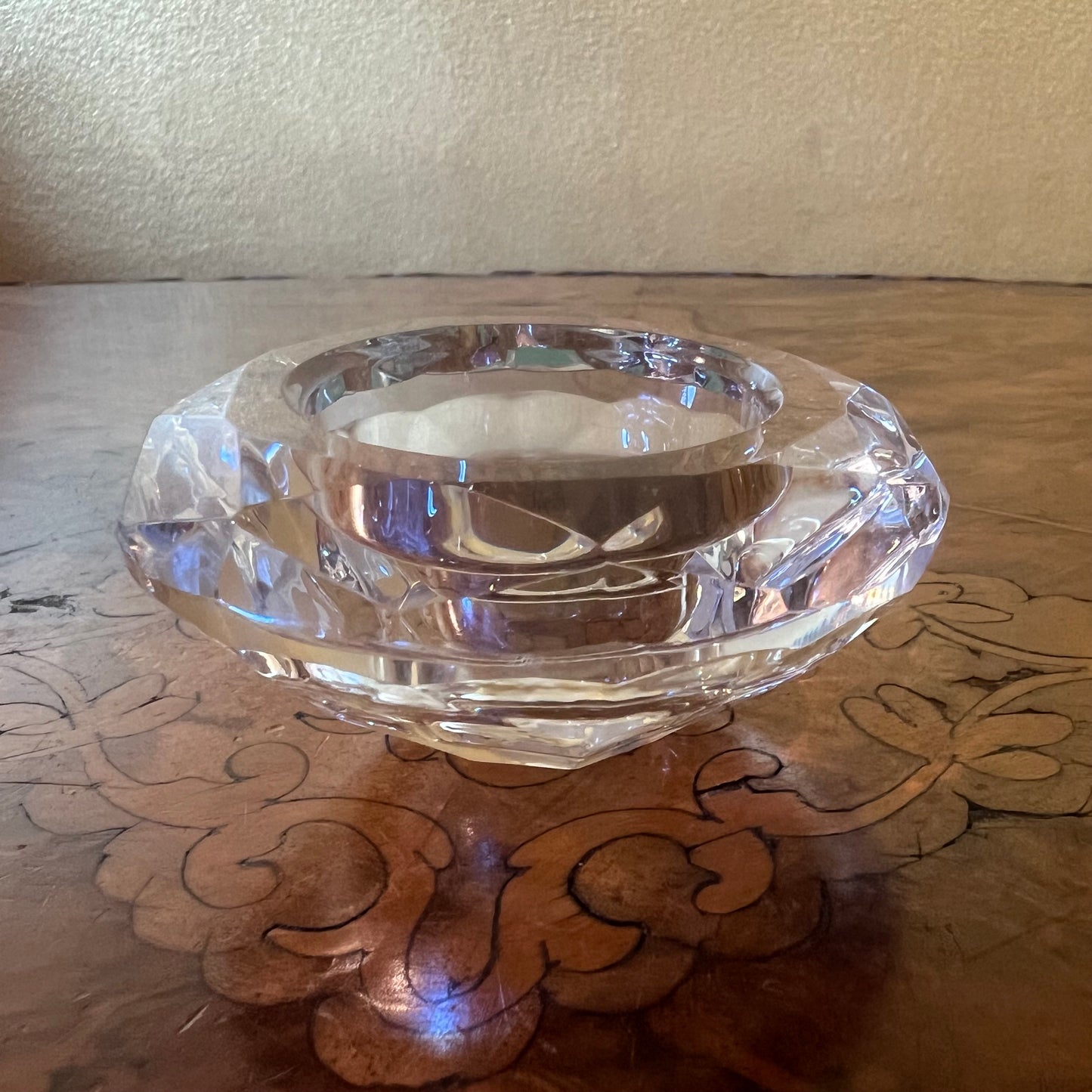 Vintage Glass Design Candle