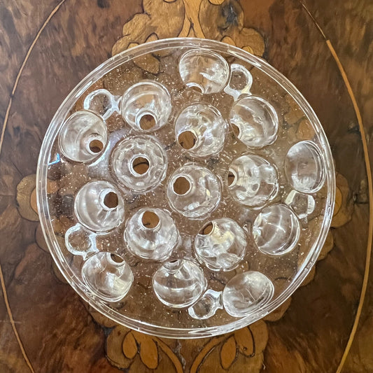 Vintage Glass Flower Frog