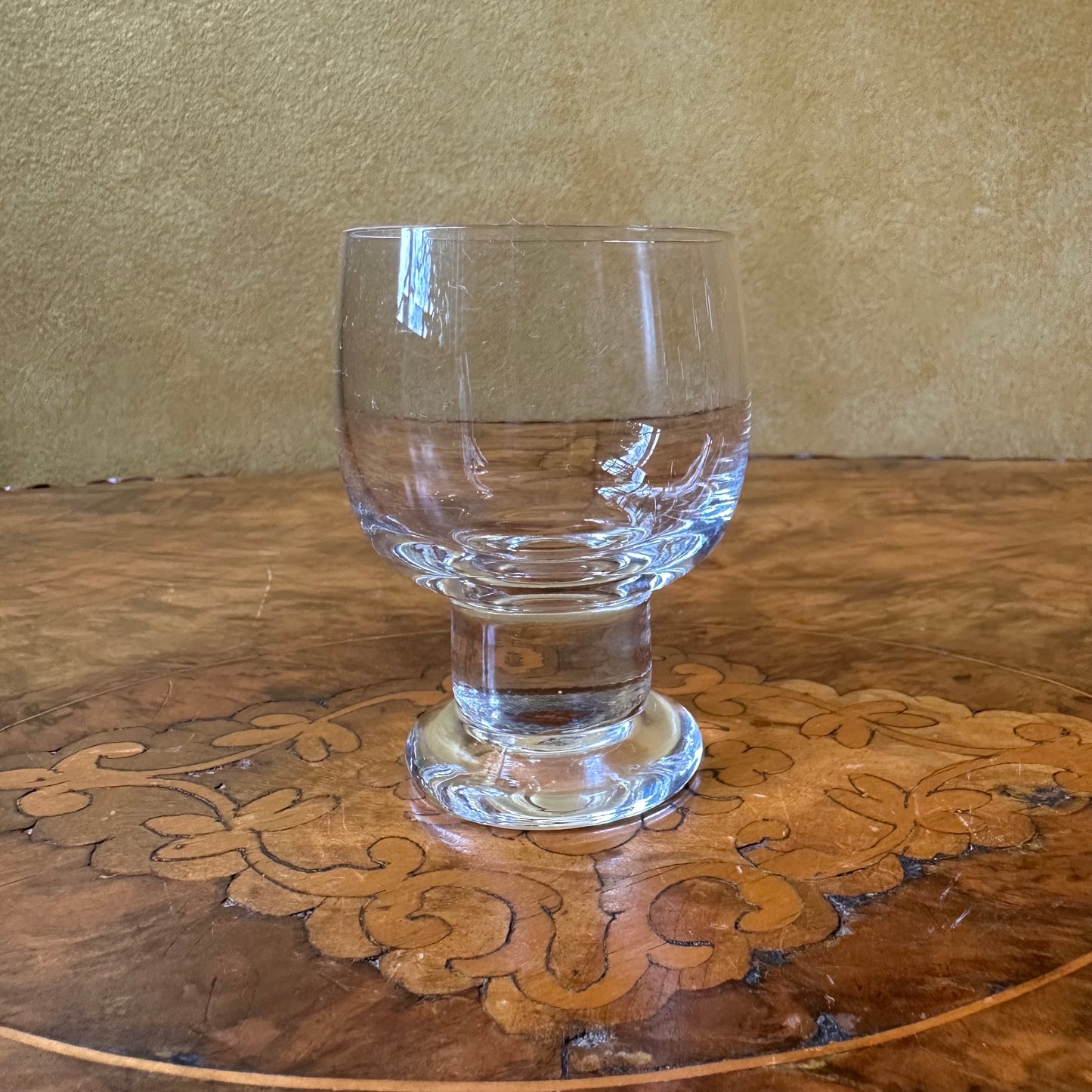 Vintage Glass Footed Port Glasses
