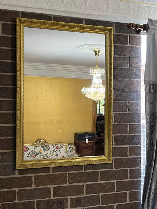 Vintage Gold Frame Mirror