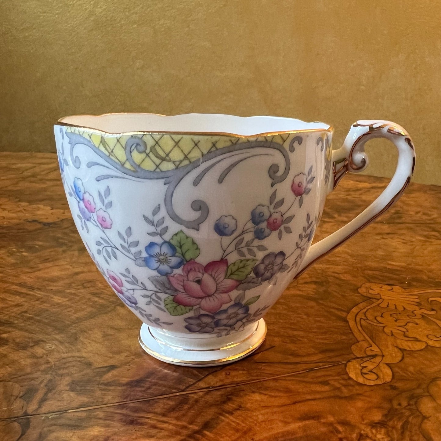 Vintage Grafton Floral Tea Cup