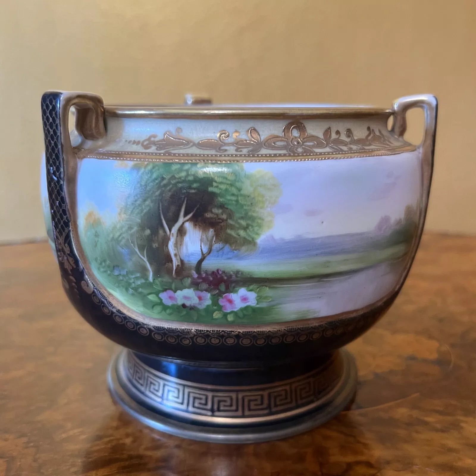Vintage Hand Painted Urn