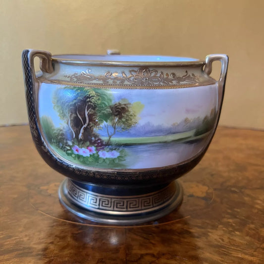 Vintage Hand Painted Vase_Urn