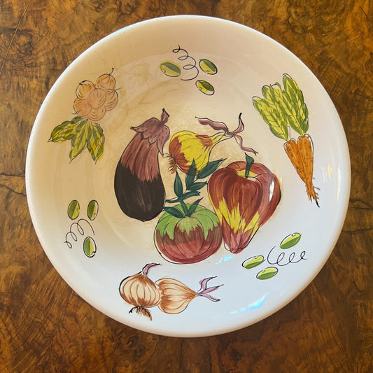 Vintage Ironstone Ware Fruit Print Bowl