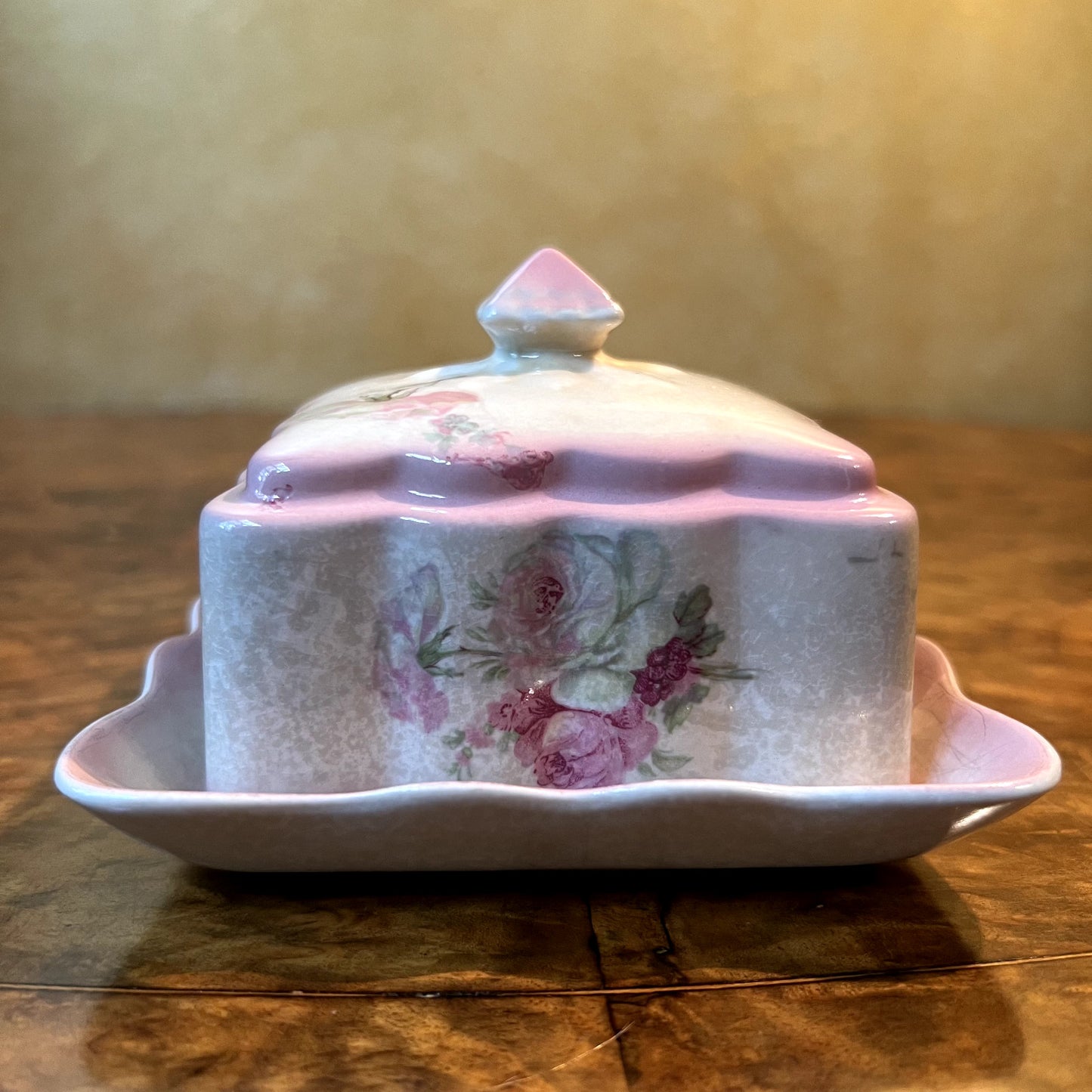 Vintage James Kent Old Foley Butter Dish