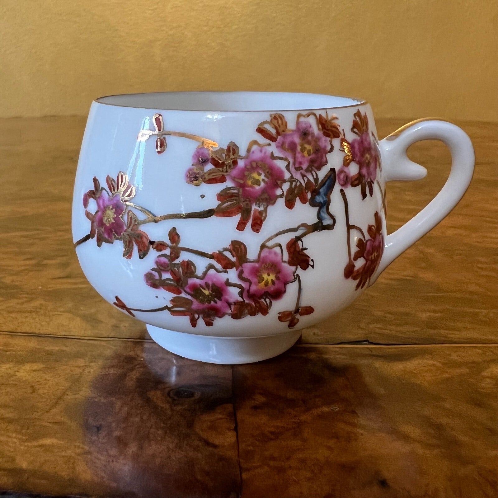 Vintage Japanese Geisha Lithosphere Small Cup