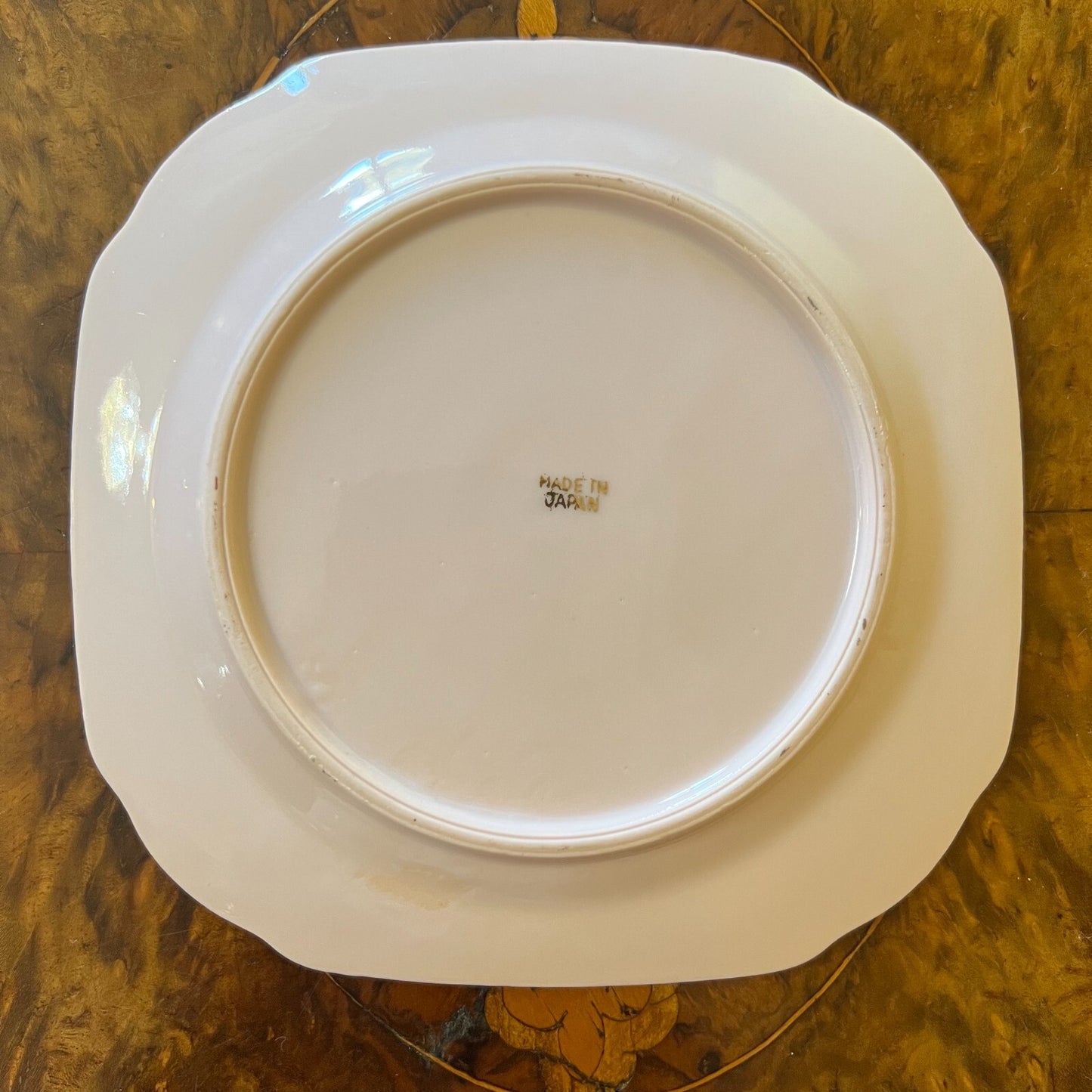 Vintage Japanese Pink Floral Side Plate