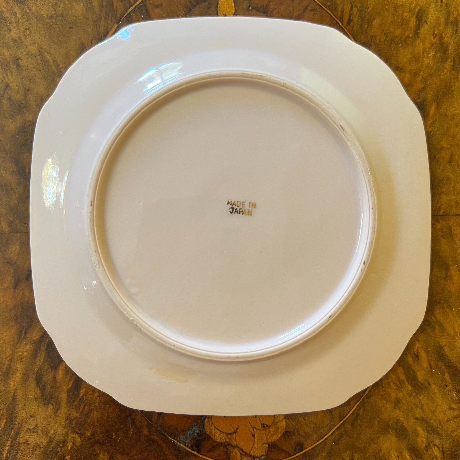 Vintage Japanese Pink Floral Side Plate