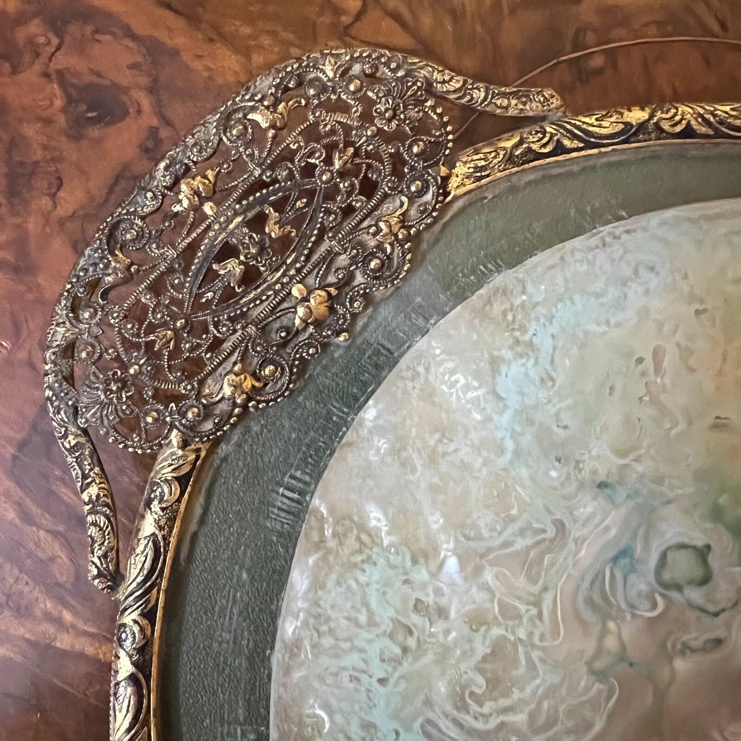 Vintage Ladies Dressing Table Set Tray