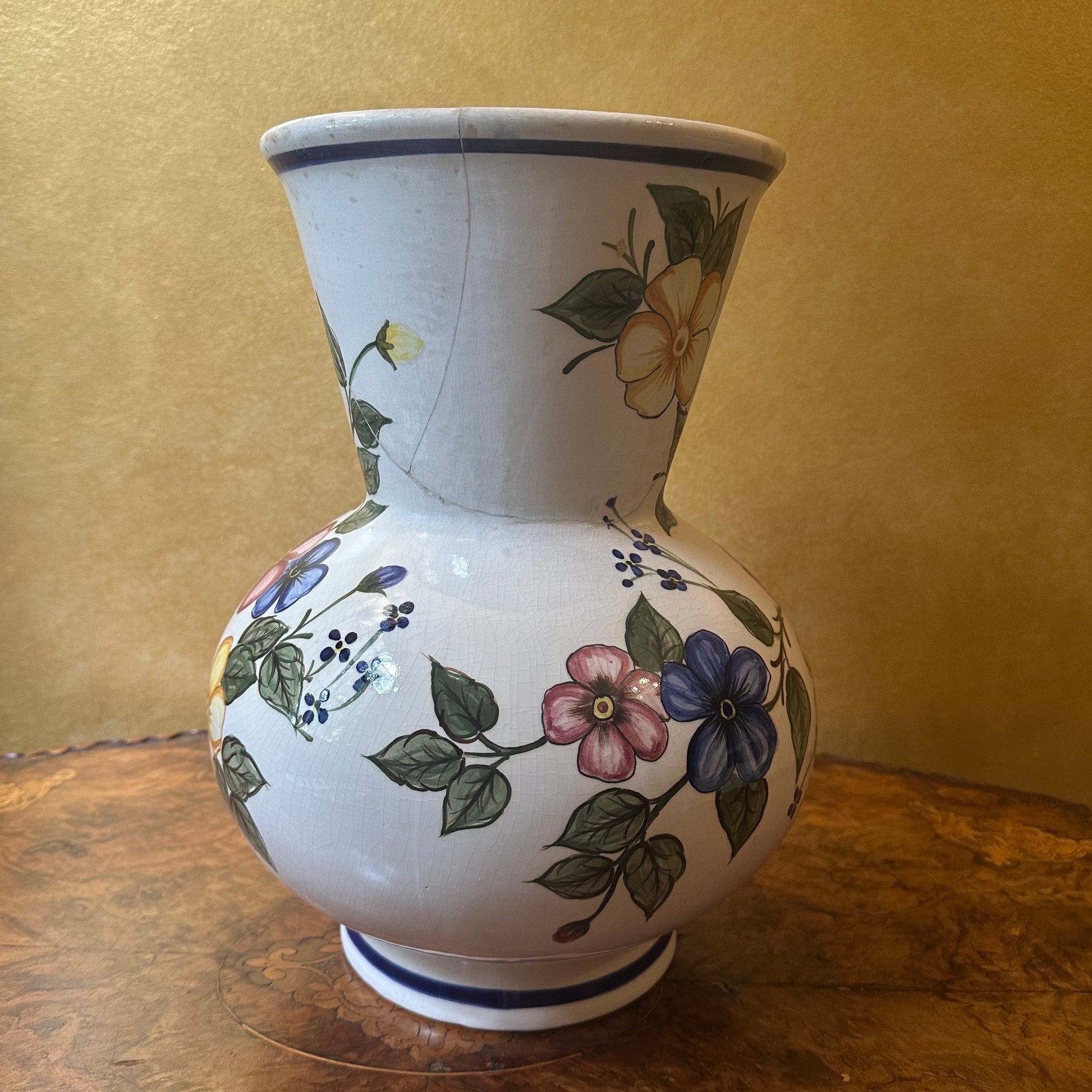 Vintage Large Ceramic Flower Vase