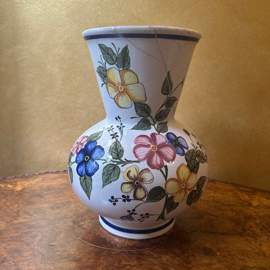 Vintage Large Ceramic Flower Vase Pot