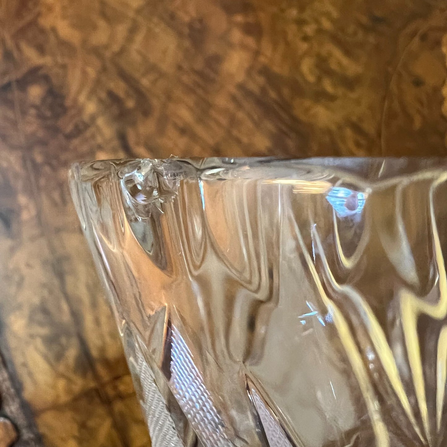 Vintage Large Crystal Vase