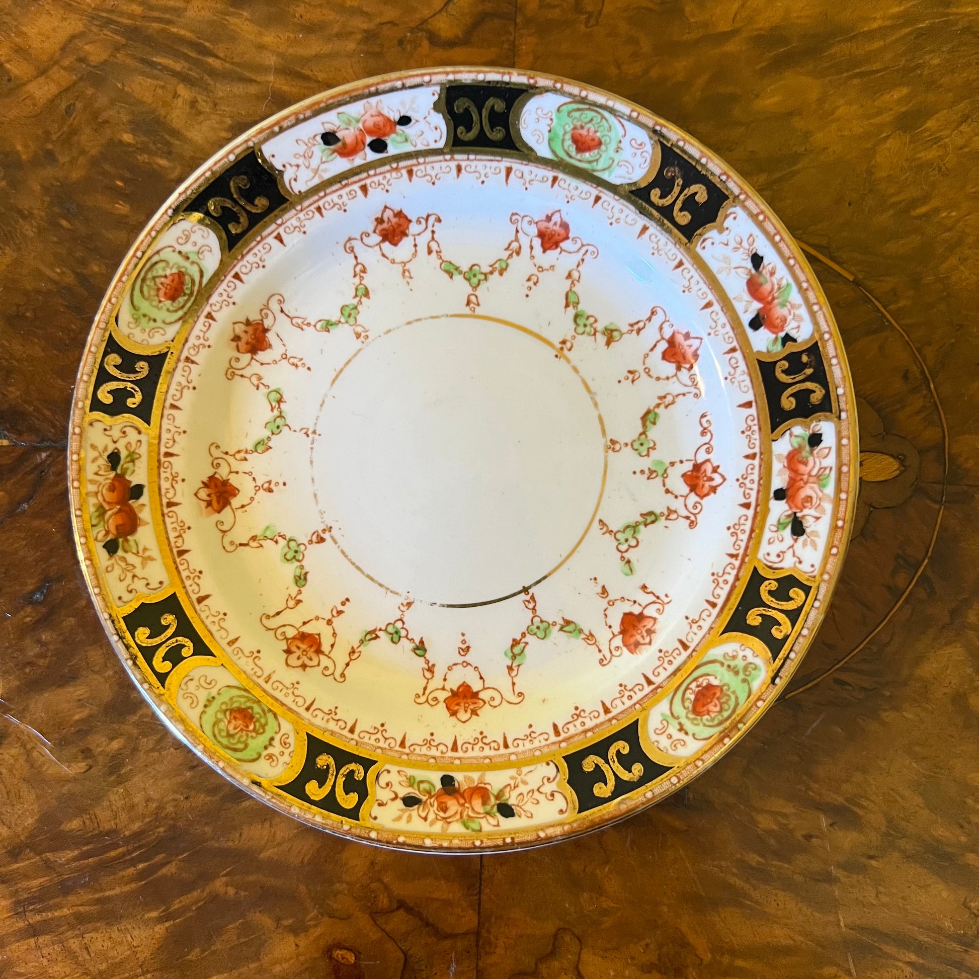 Vintage Melba Gold Floral Side Plate
