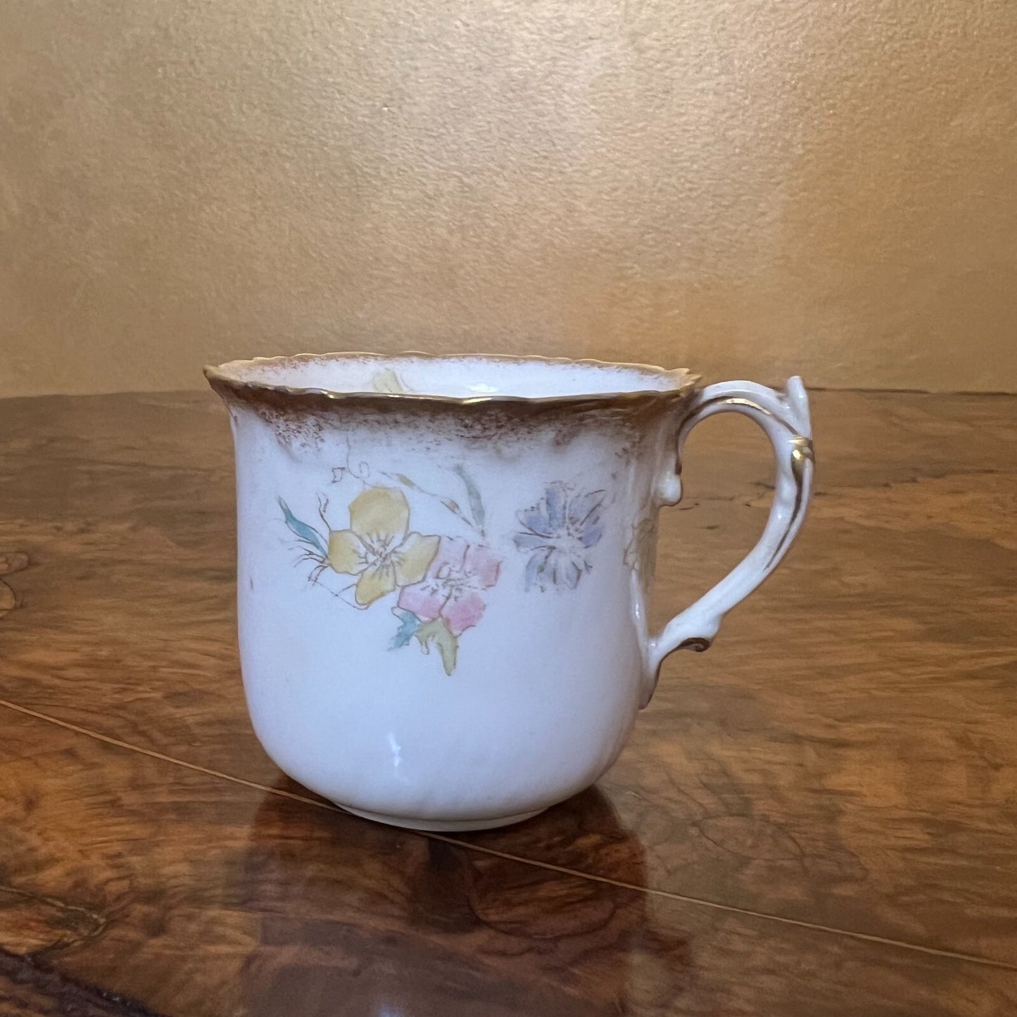 Vintage Moore Floral Demitasse Coffee Cup