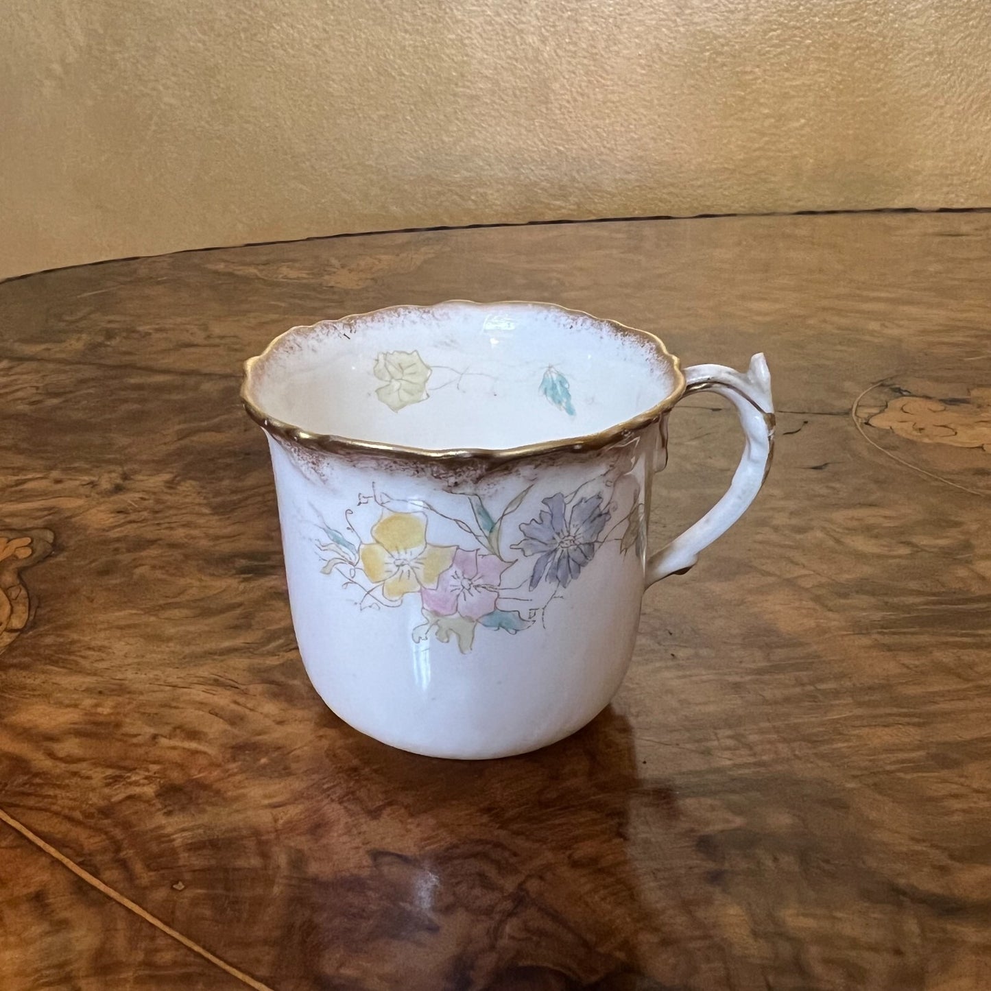 Vintage Moore Floral Demitasse Cup