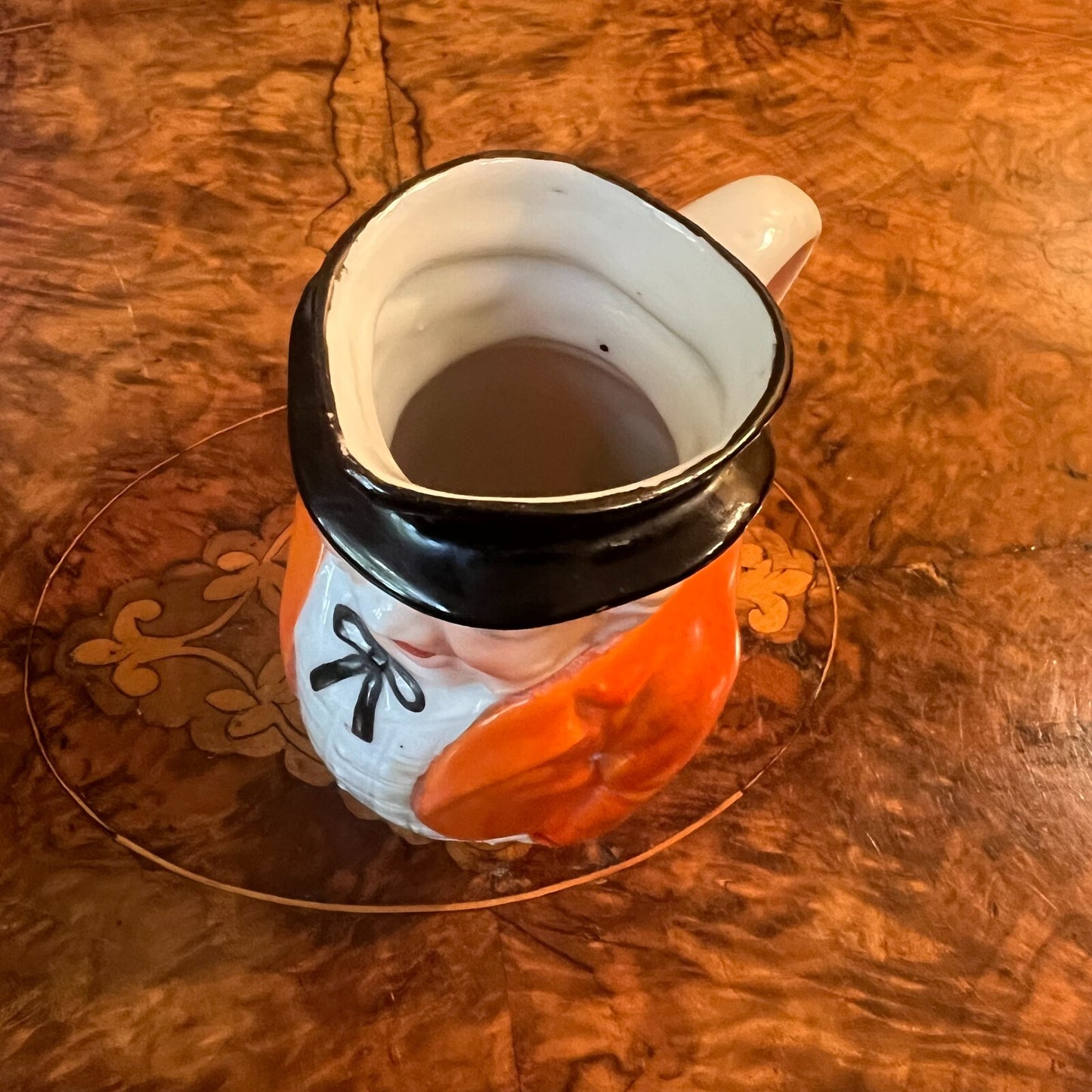 Vintage Orange Jacket Toby Jug