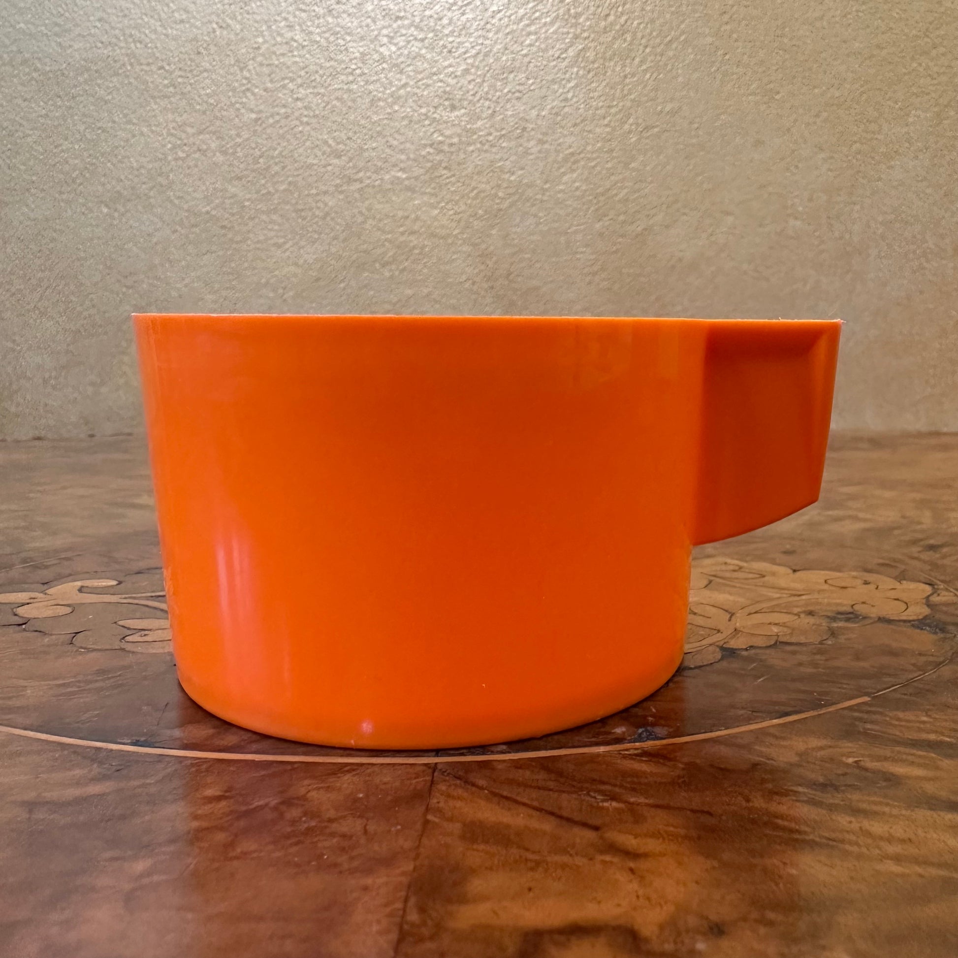 Vintage Orange Plastic Cups