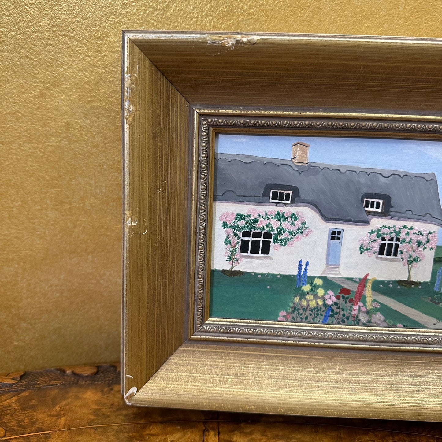 Vintage Painting Of House
