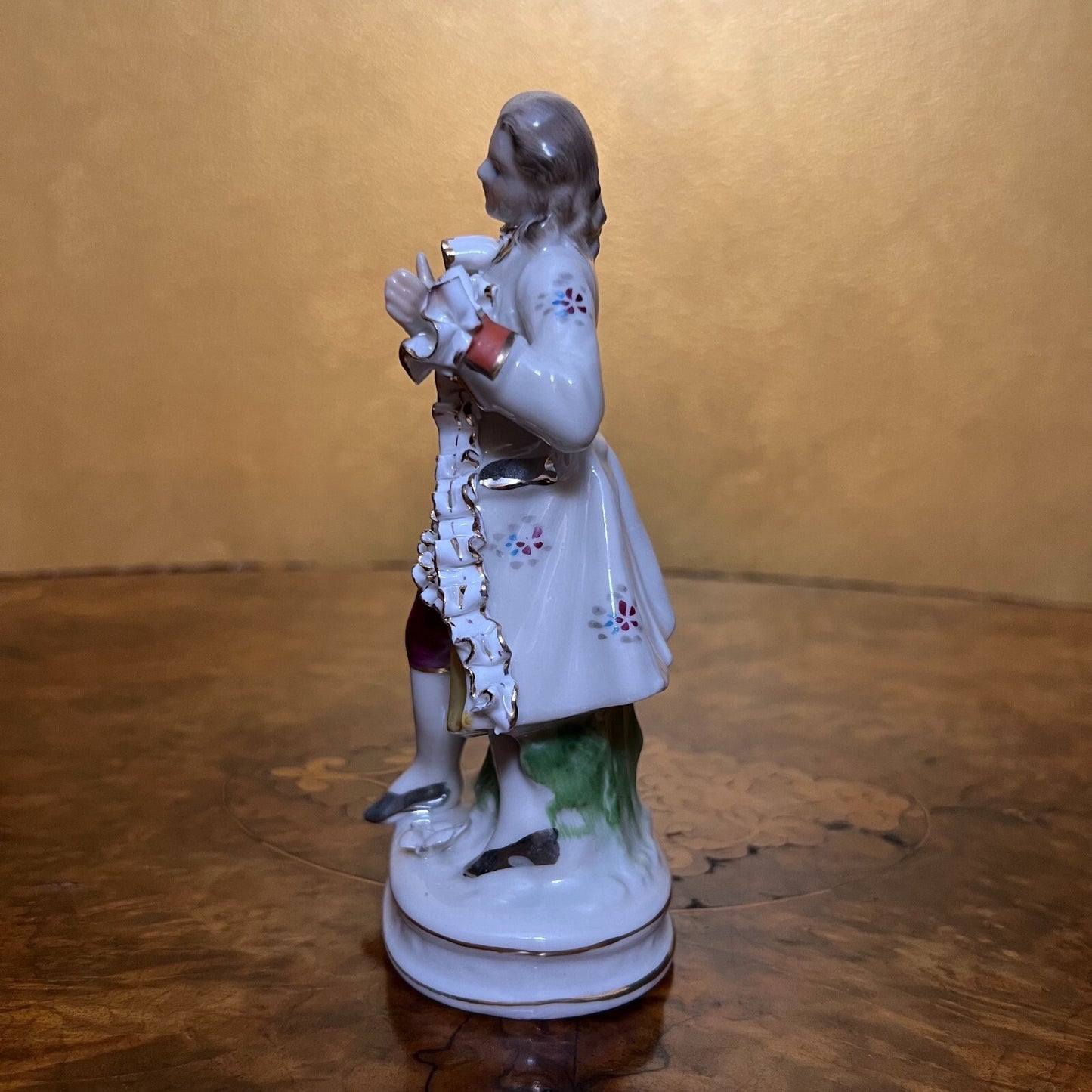 Vintage Porcelain Man Figurine Ornament